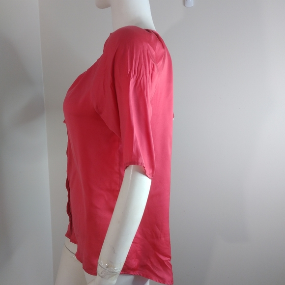 SmartSet Button Up Short Sleeve Shirt - Picture 5 of 8